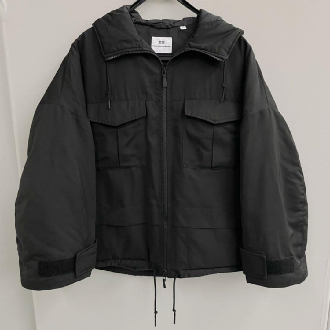 ジップアッ ユニクロ ハイブリッドダウンオーバーサイズパーカ wia08-m48218525442 ✱になります