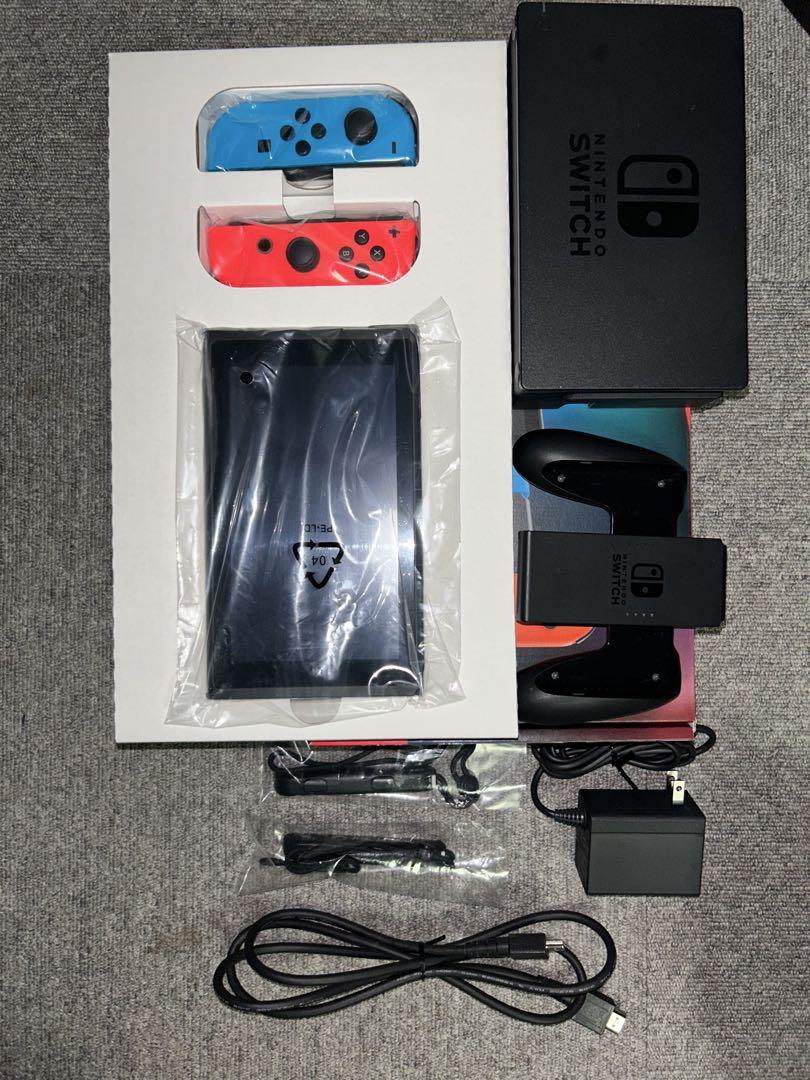 Nintendo Switch 本体 青/オレンジ ジョイコン付き