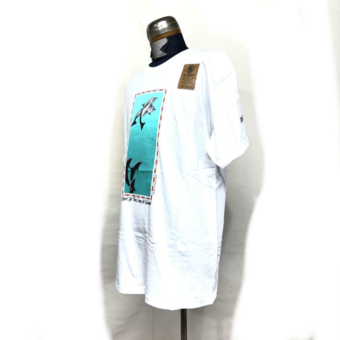 【デッドストック】90's vintage USA製 Lee イルカ プリントT