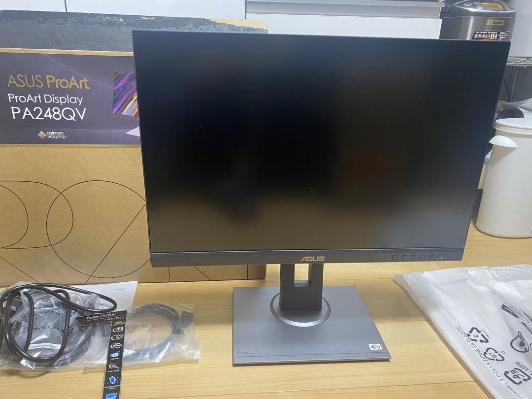 箱有 ASUS モニター 24インチ IPS WUXGA PA248QV