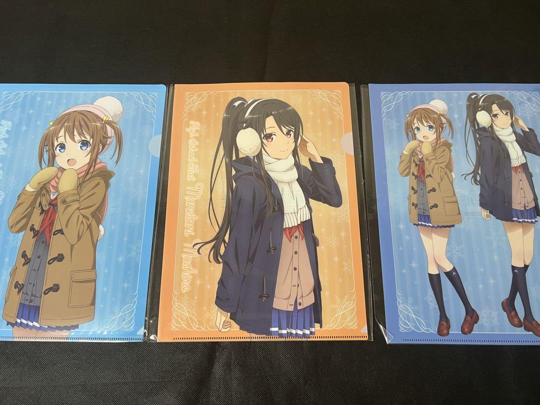 バンドリ　クリアファイル　ブロマイド　&はいふり　クリアファイル　セット