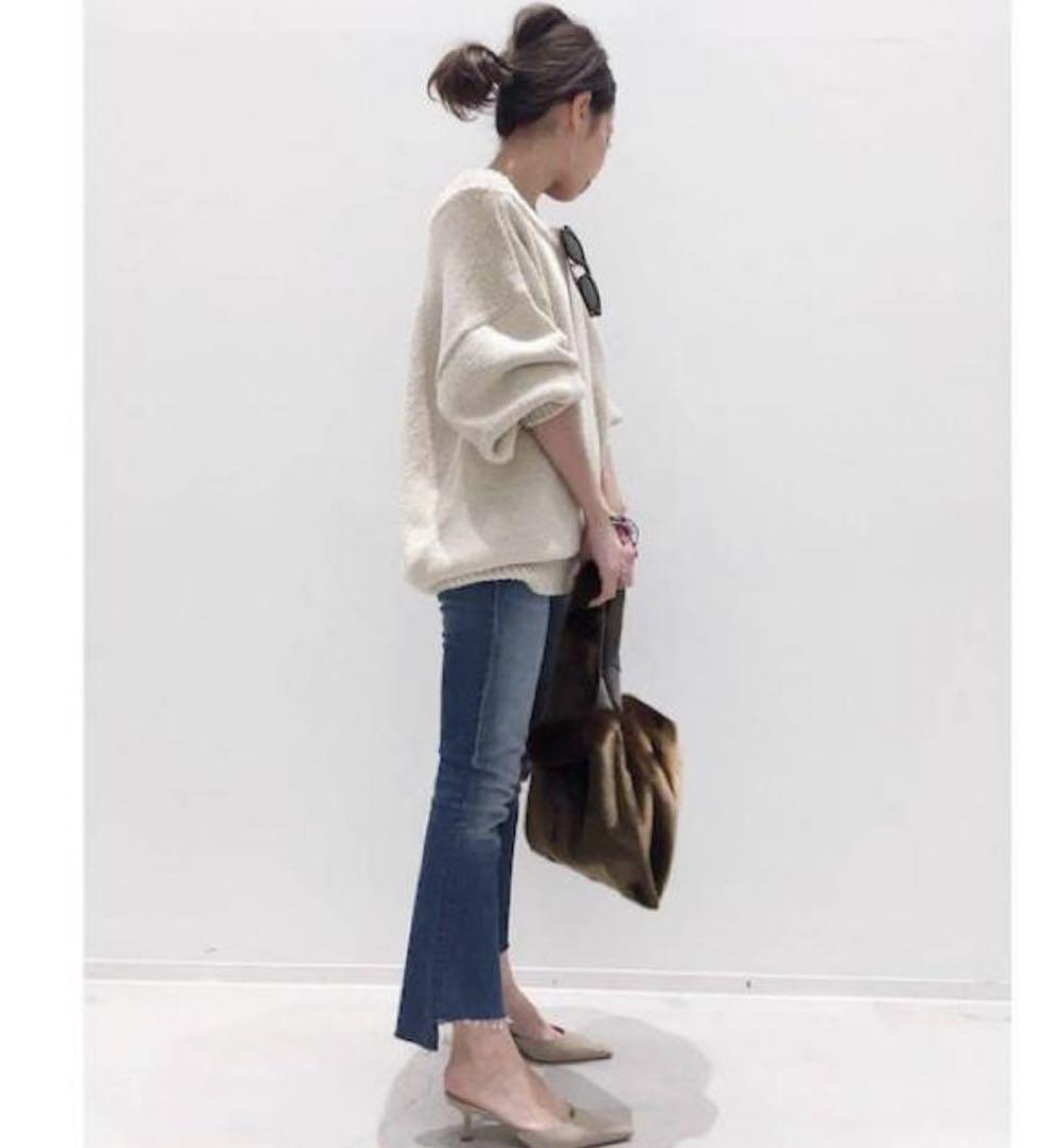 L'Appartement DEUXIEME CLASSE - TWINS OF FLORENCE Back Vネック KNIT 黒 アパルトモンTWINS OF FLORENCE Back Vネック KNIT - メルカリ