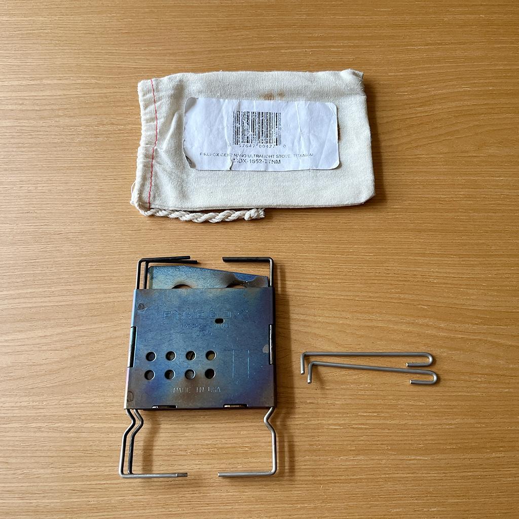 FIREBOX Nano Stove チタンとTrangia TR-B25