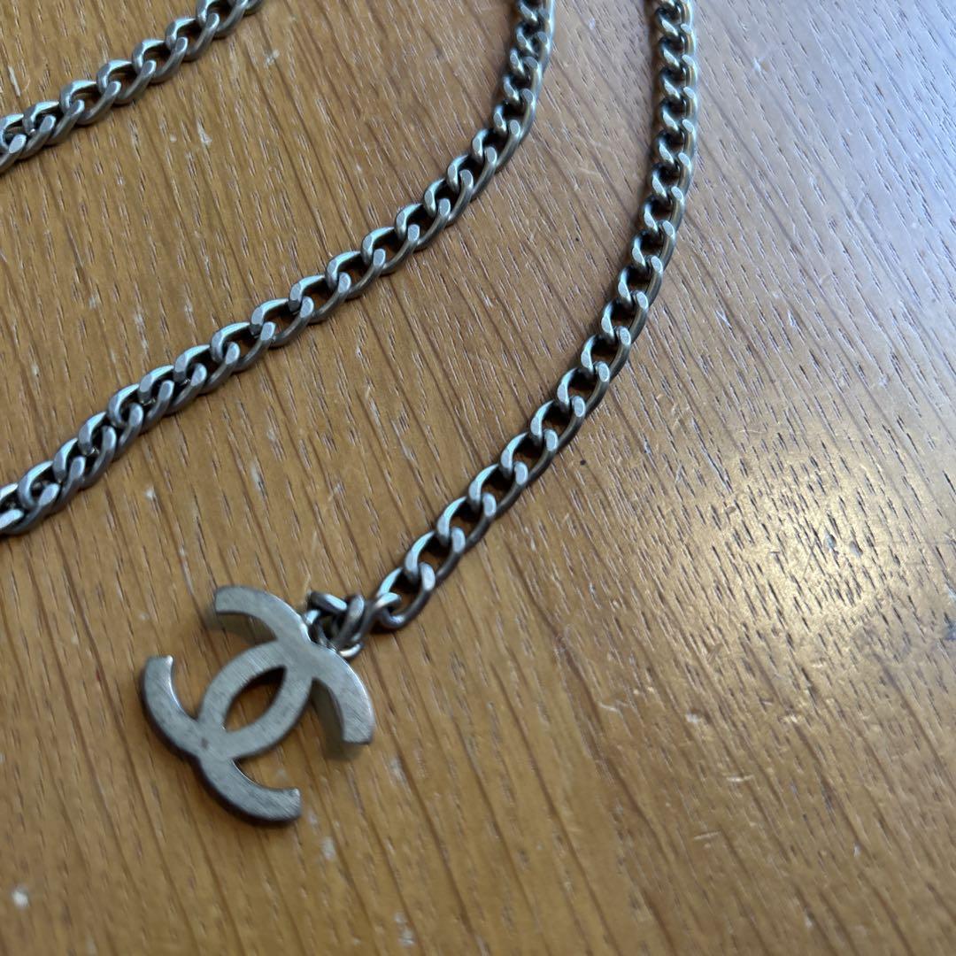 CHANEL シャネル　マットゴールド　チェーンベルト　本物 CHANEL シャネル マットゴールド チェーンベルト 本物