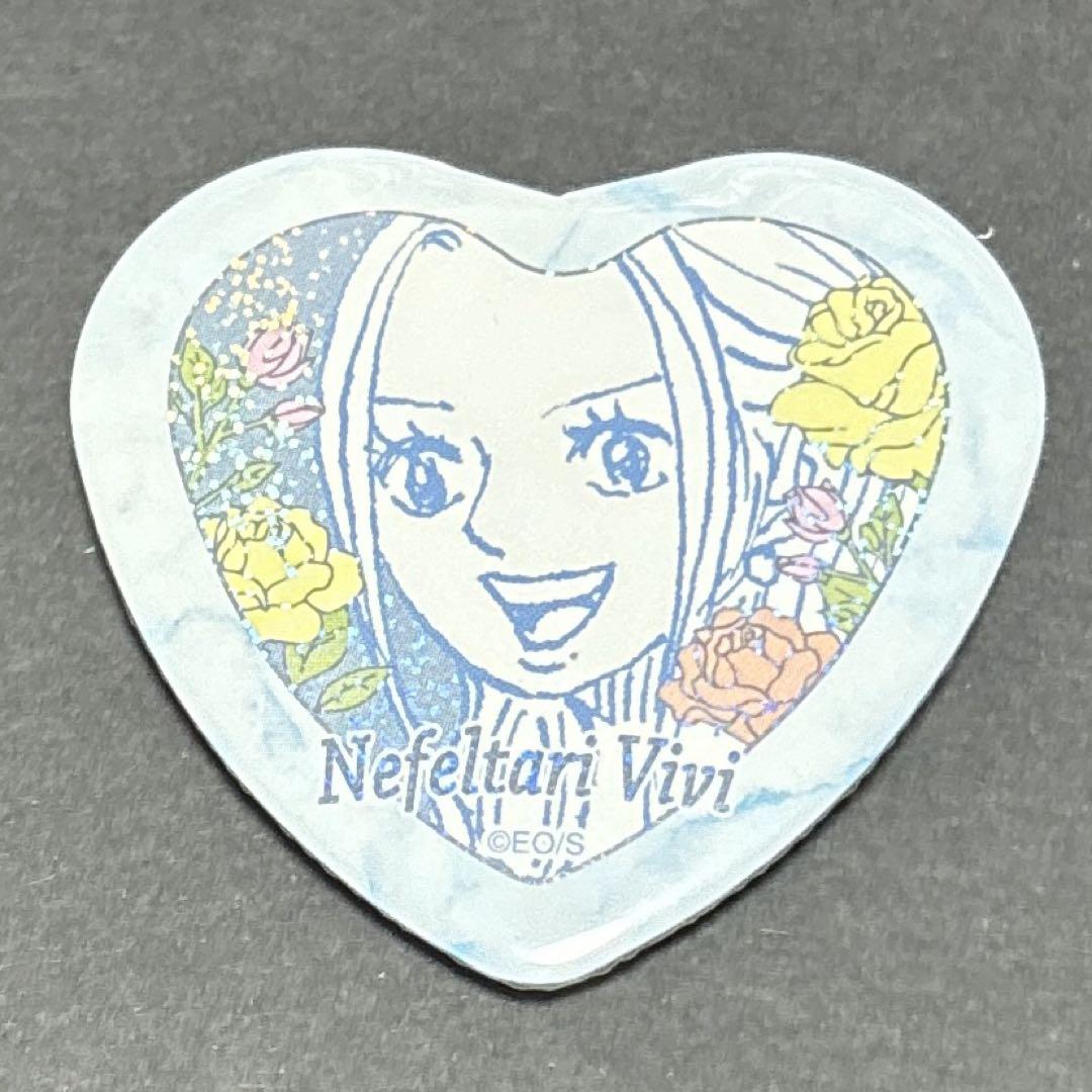 ONE PIECE サンジのここがオールブルーだ ハート缶バッジ ビビ