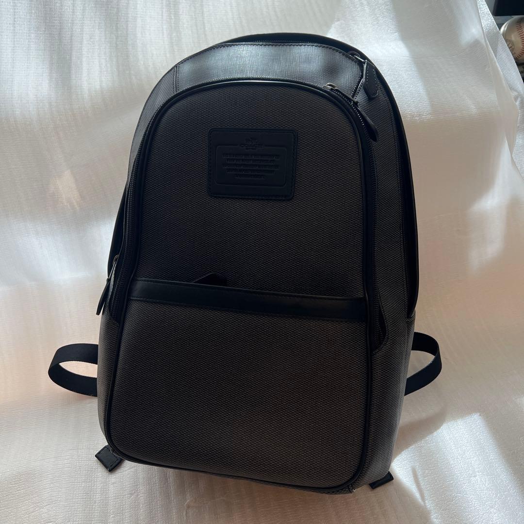COACH コーチ ビジネス用 リュック グレー