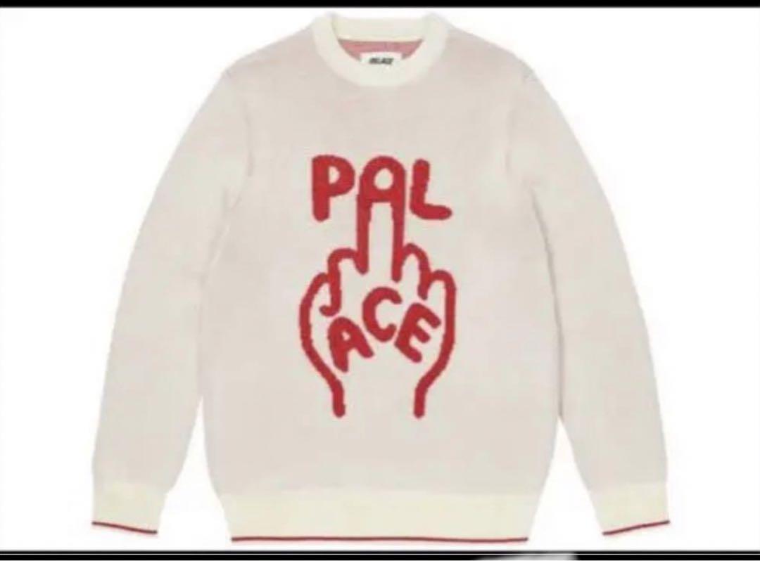 希少!Palace finger up knit ニットセーター