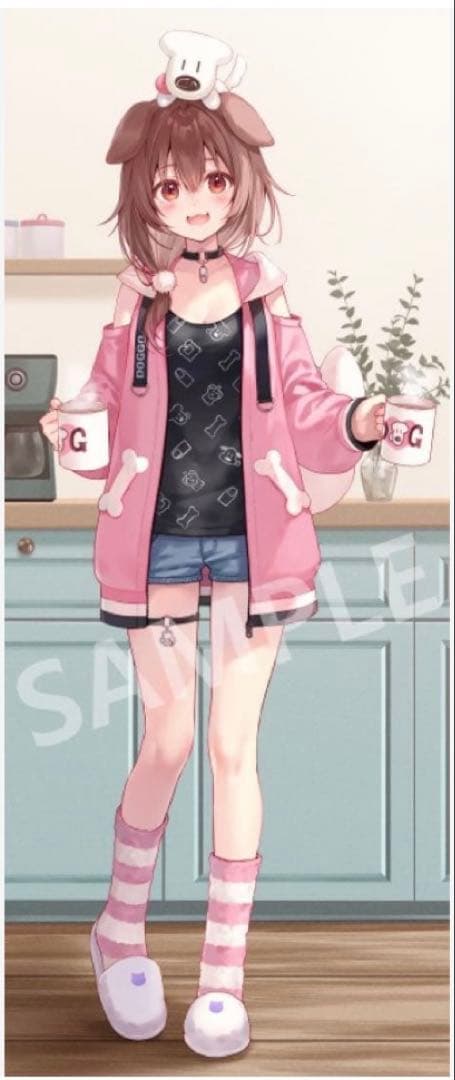 戌神ころね フカヒレ先生 タペストリー