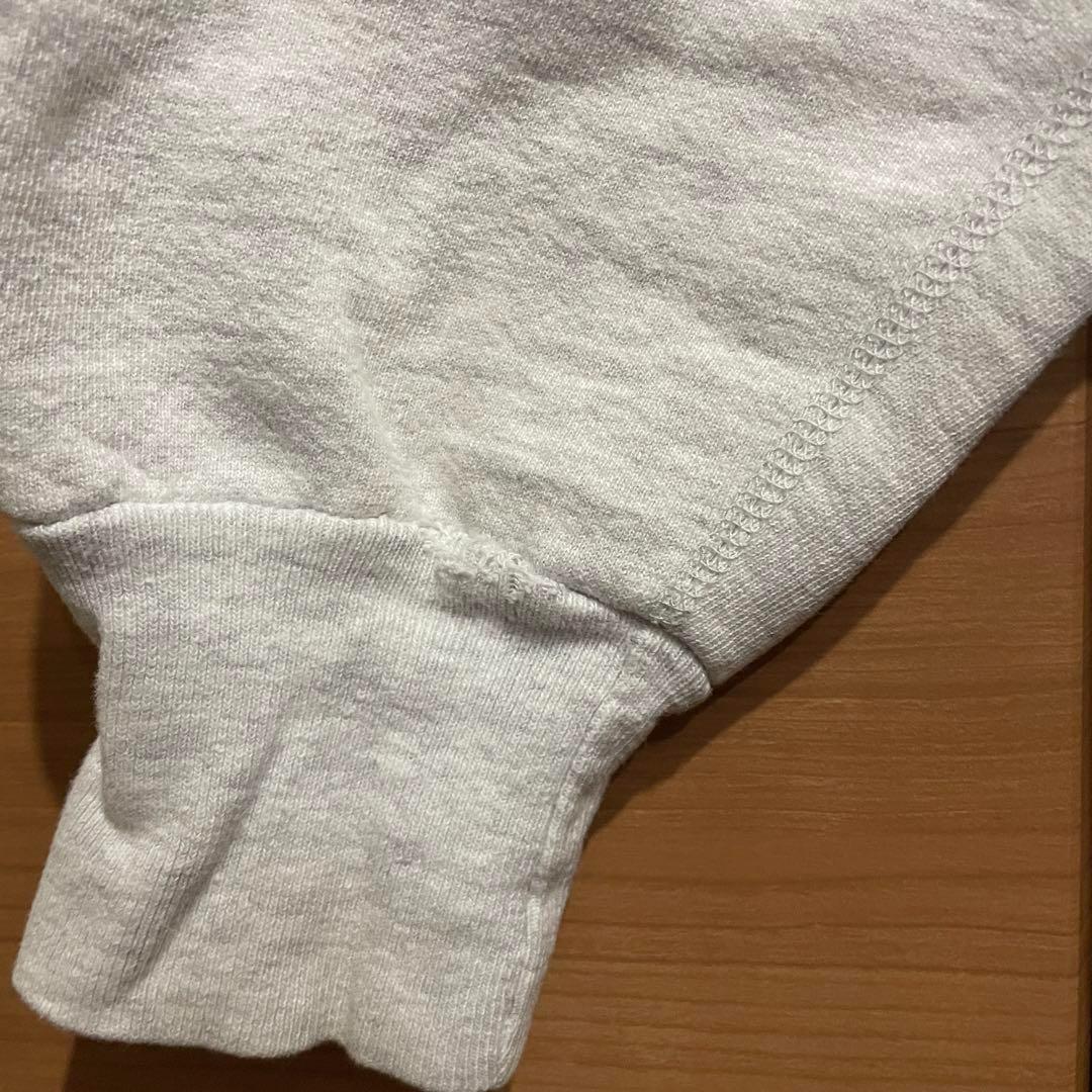 90s USA古着 MVスポーツ カレッジロゴ スウェット グレー XL