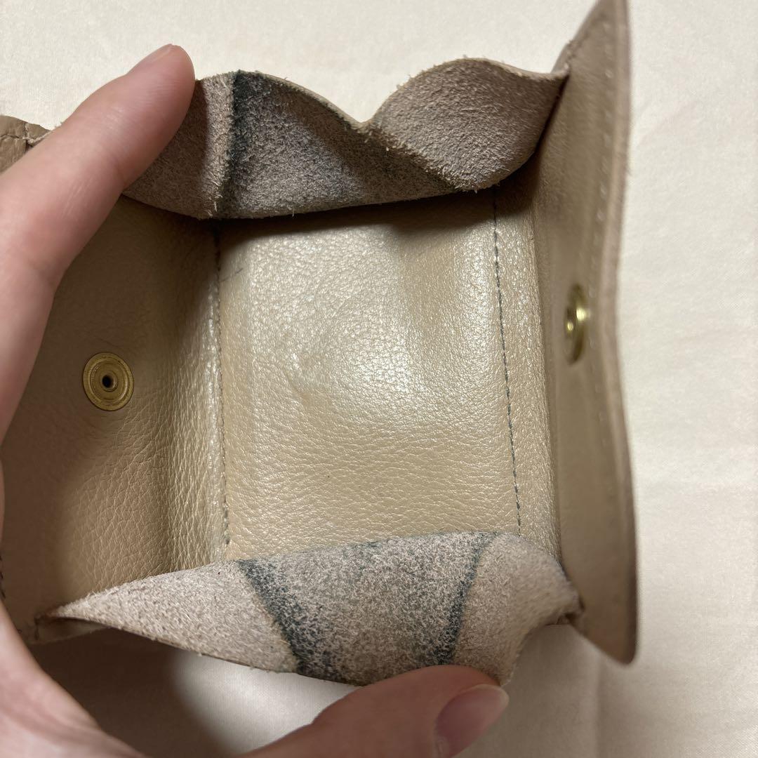 イルビゾンテ 2023AW 三つ折り財布 ベージュ