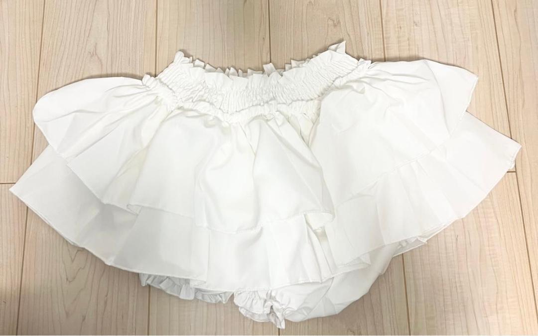 L】 バレエコア スカート フリル ミニスカート シズニルック 冬