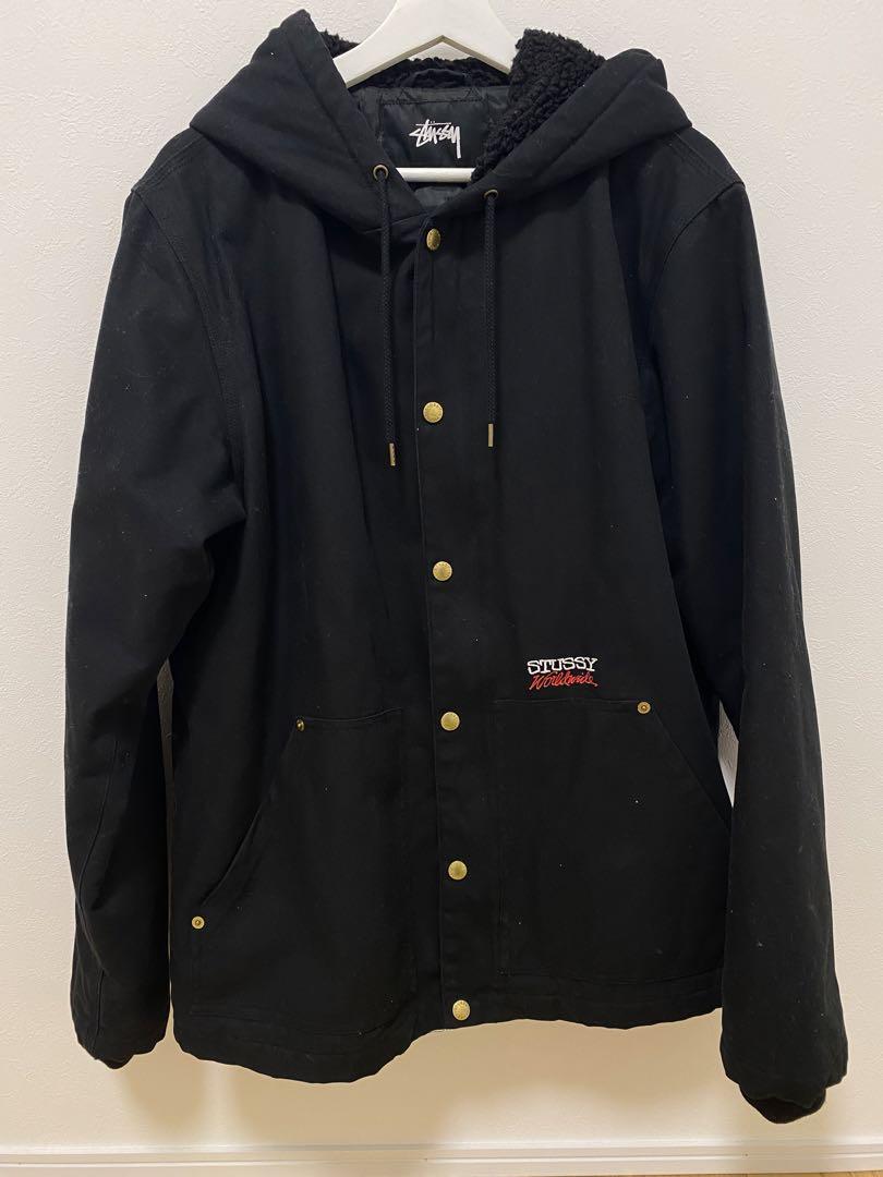 ステューシー Stussy ブルゾン 黒 アウター Mサイズ STUSSY/ステューシー/ブルゾンジャケット/ブラック - ジャケット