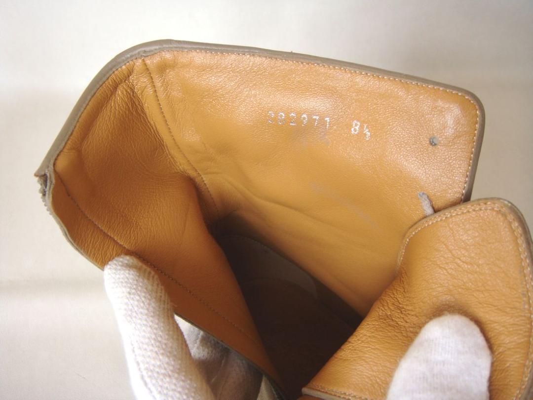 春早割 グッチ GUCCI スエード ブーツ サイドジップアップ 靴