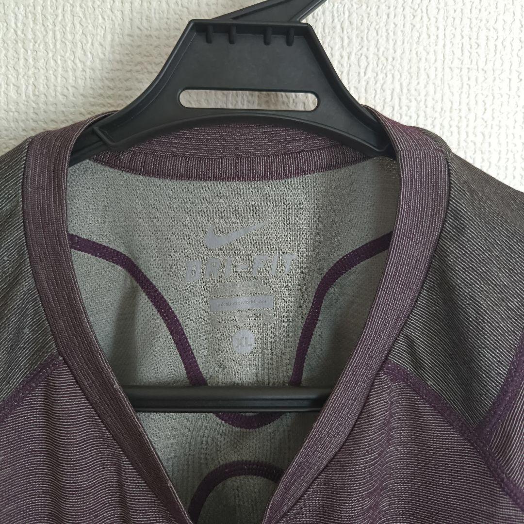 GYAKUSOUギャクソウ紫ランニングトップスXL