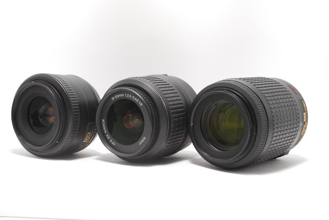 ❣レンズ3本でバッチリ対応！❣Nikon D5300❣WiFi搭載即スマホ