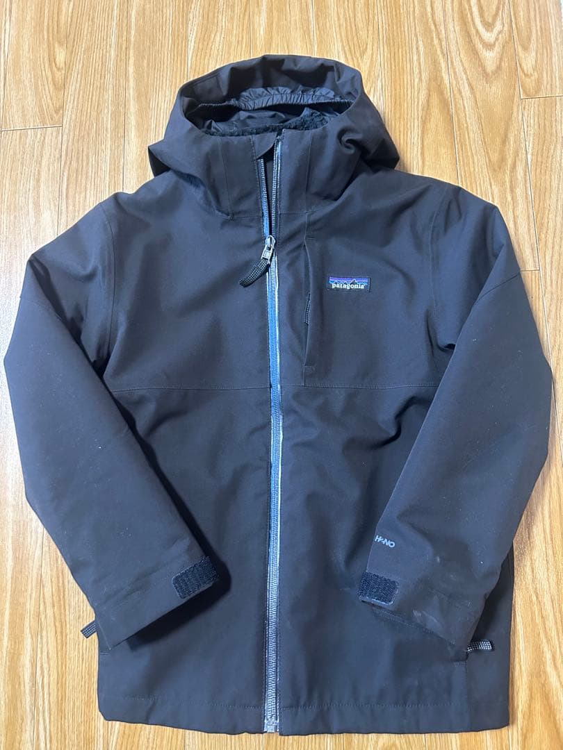 patagonia キッズ フォーインワン エブリデー ジャケット Sブラック140cm patagonia