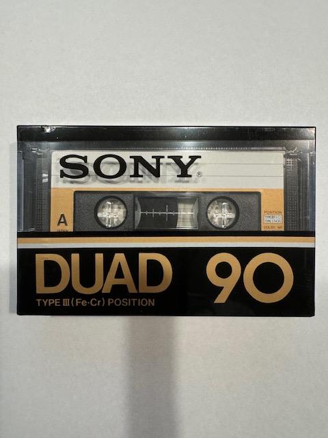 未開封　SONY DUAD 90　1本　カセットテープ
