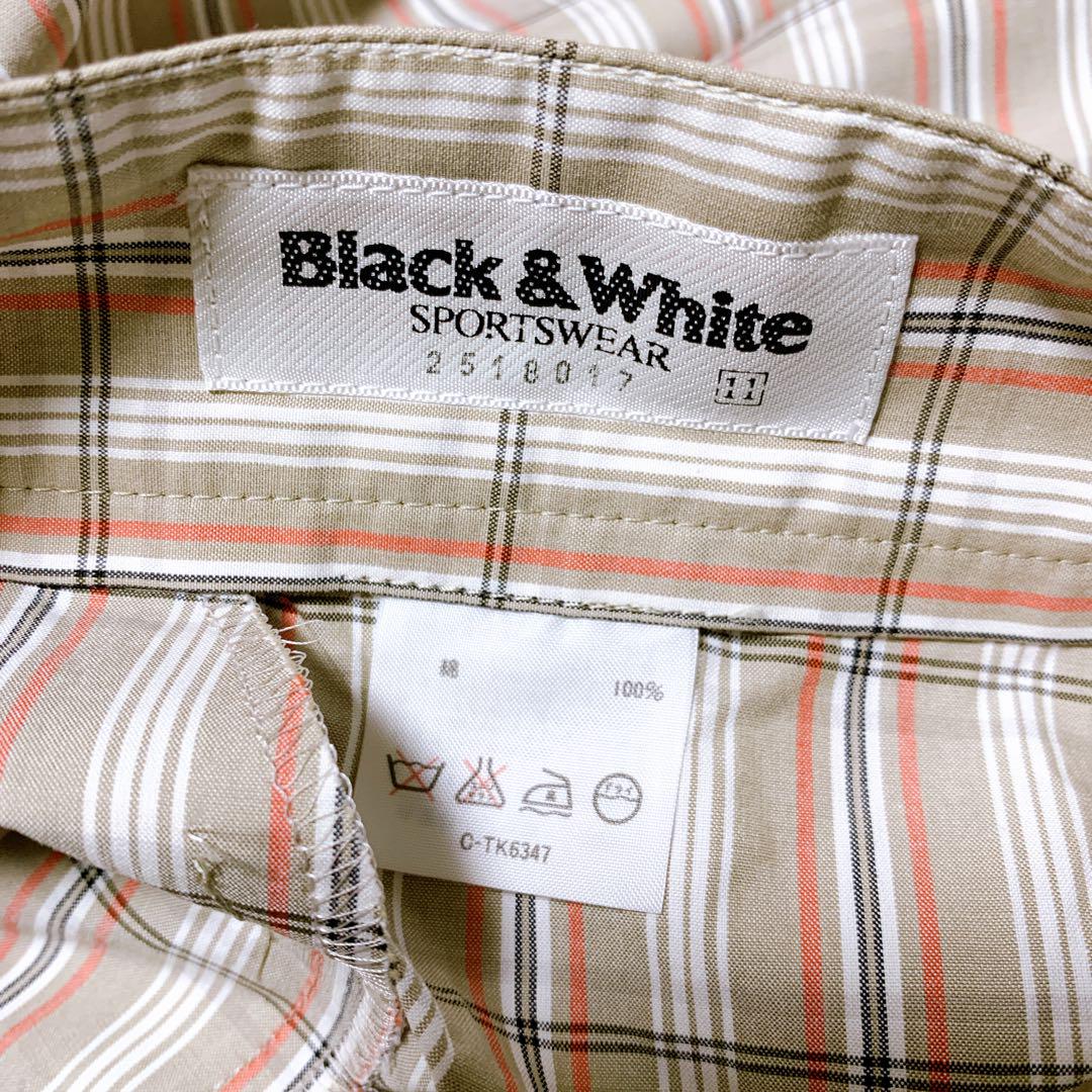 未使用品【Black＆White】ゴルフ　インナーパンツ付き　チェック柄スカート