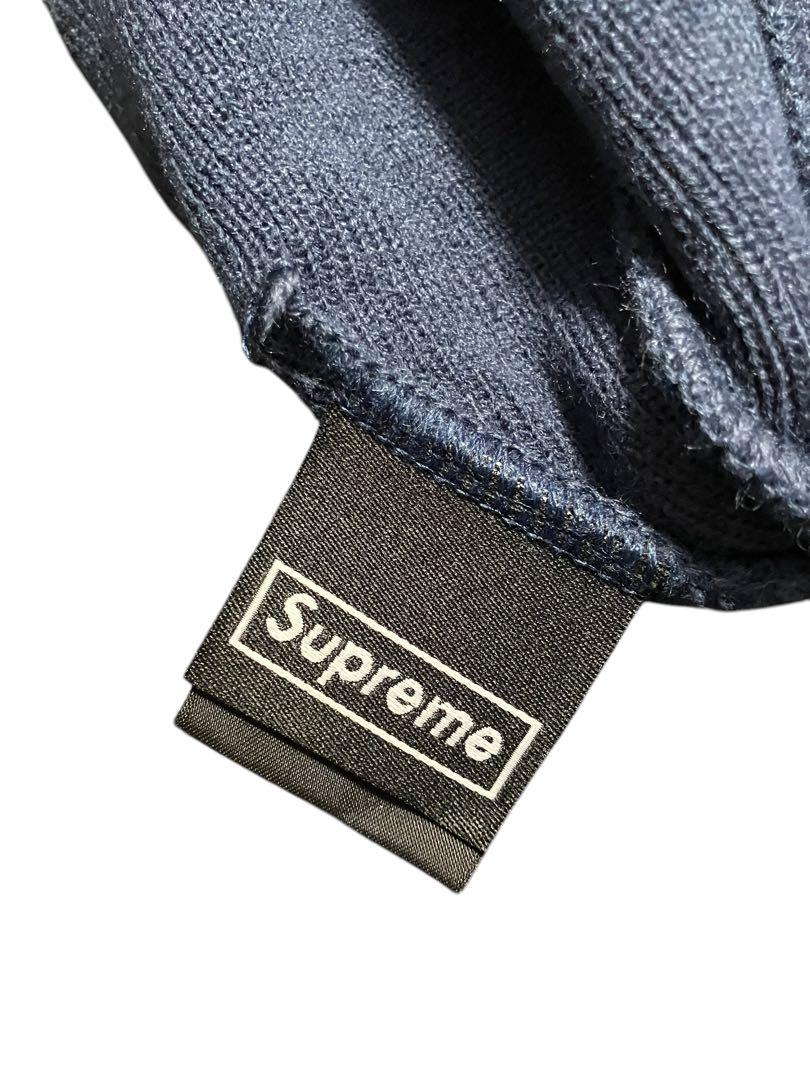 ●新品 Supreme New Era Box Logo Beanie Navy