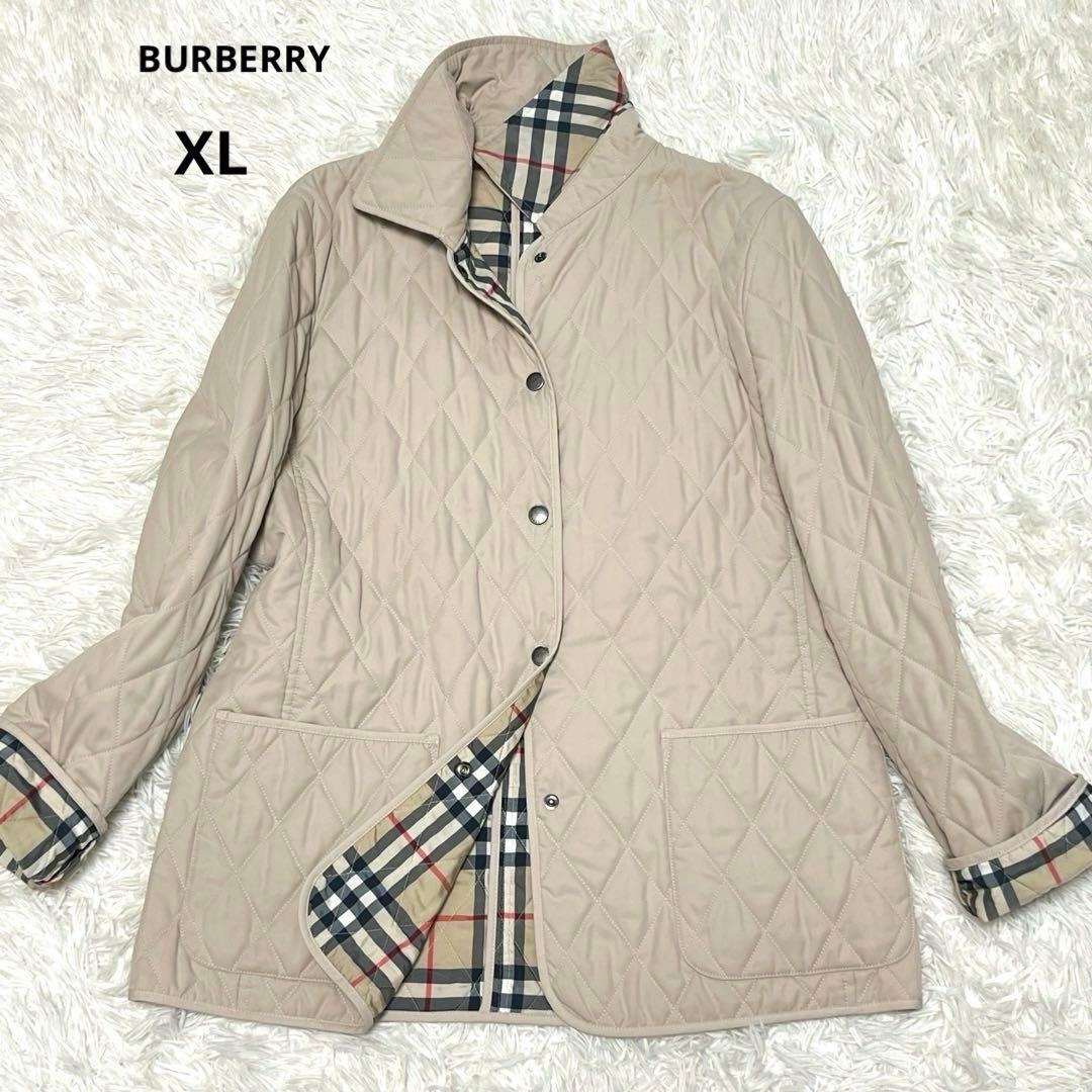 バーバリーロンドン キルティングジャケット ノバチェック レディース 42L BURBERRY LONDON