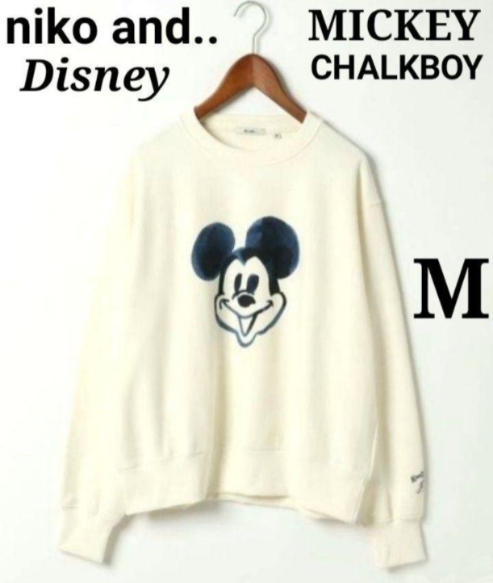 新品⭐ニコアンド×ディズニー ミッキー CHALKBOY トレーナー 入手困難