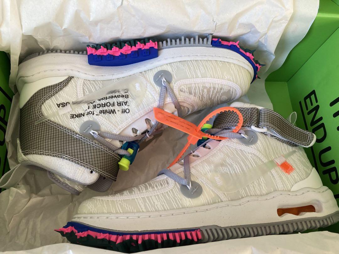 Off-White × Nike Air Force 1 Mid White Off-White × Nike Air Force 1 Mid White