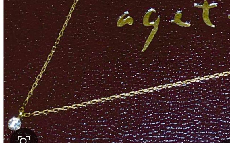 agete 18K ダイヤモンド 0.05ct ネックレス