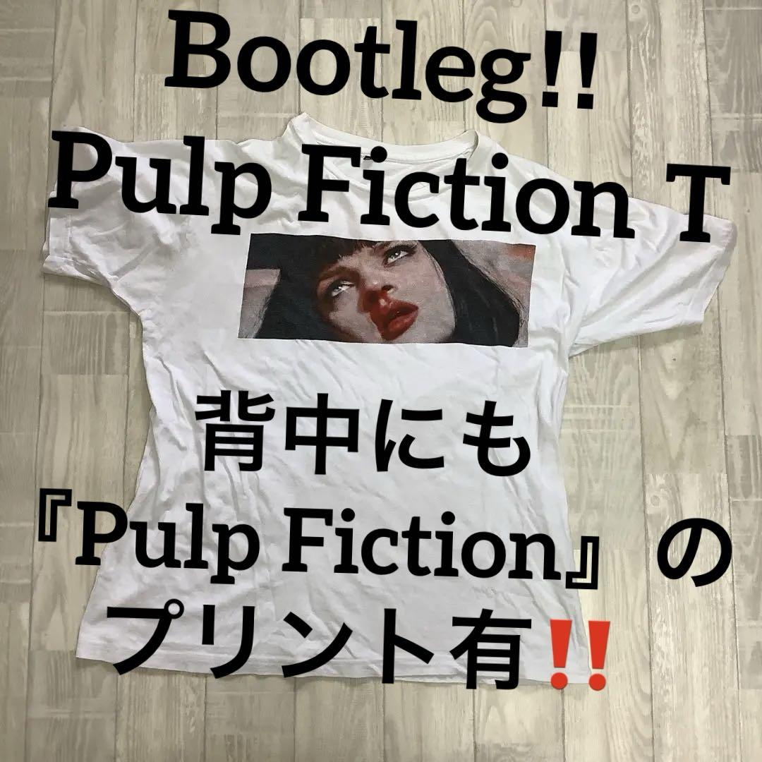希少　映画 パルプフィクション フォトプリント Tシャツ ブート　00s 希少 映画 パルプフィクション フォトプリント Tシャツ ブート 00s