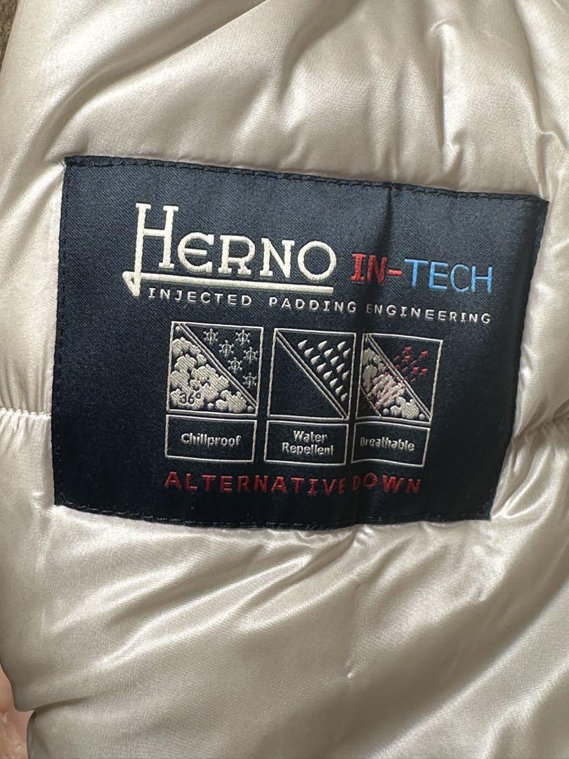 Herno ベージュ ウール ピーコート
