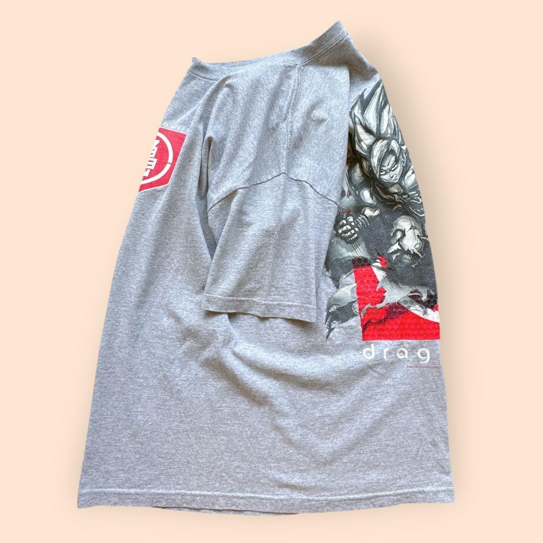 アニメT 02s ドラゴンボール 悟空 両面プリント Tシャツ L 襟タグ