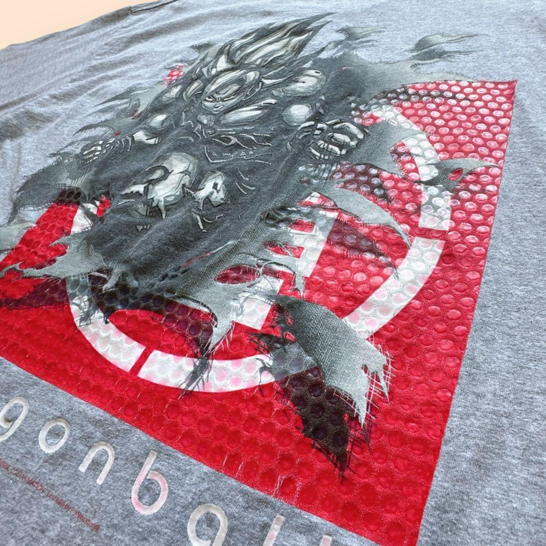 アニメT 02s ドラゴンボール 悟空 両面プリント Tシャツ L 襟タグ