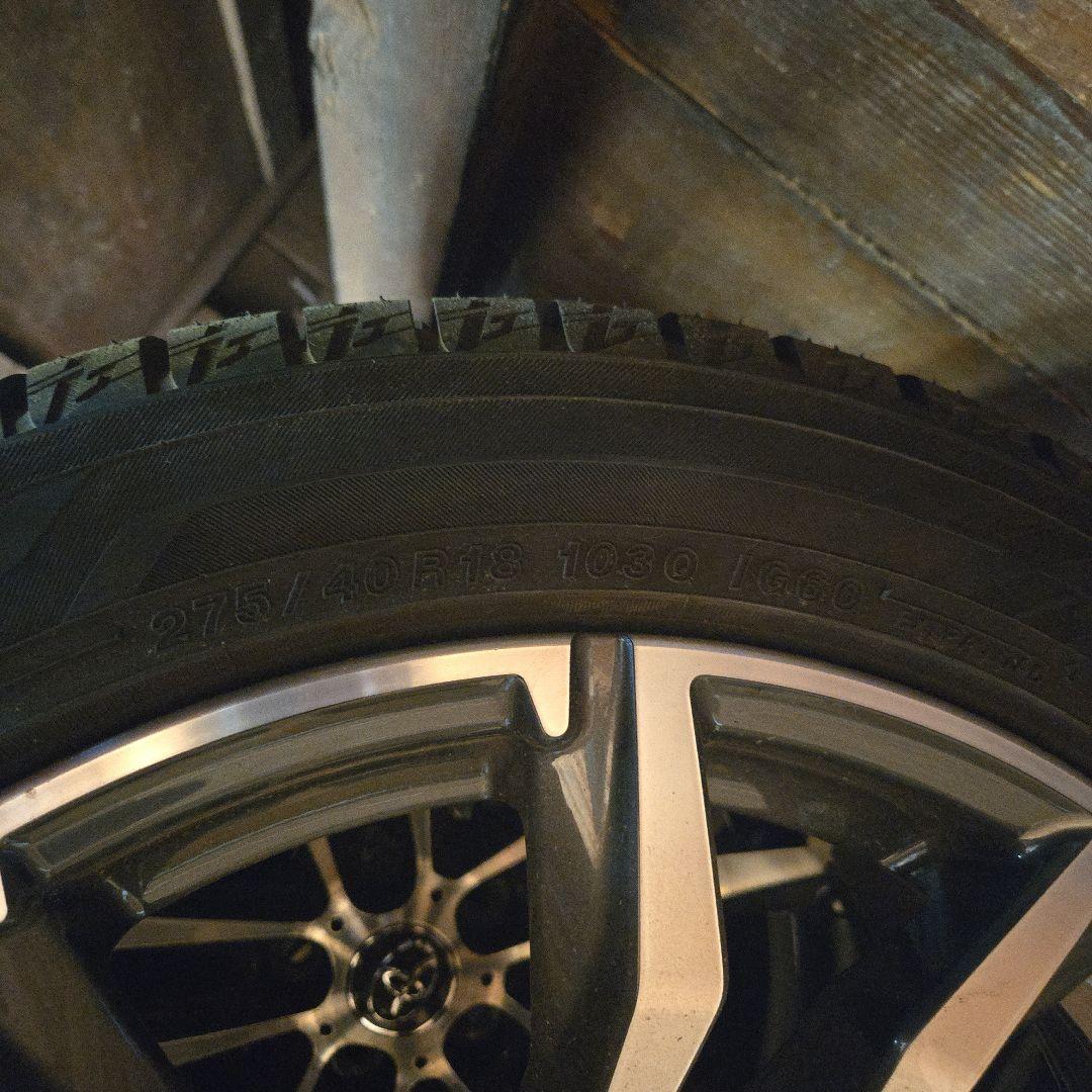 90スープラSZR 275/ 40R18ホイール スタッドレスタイヤ 4本セット 画像16
