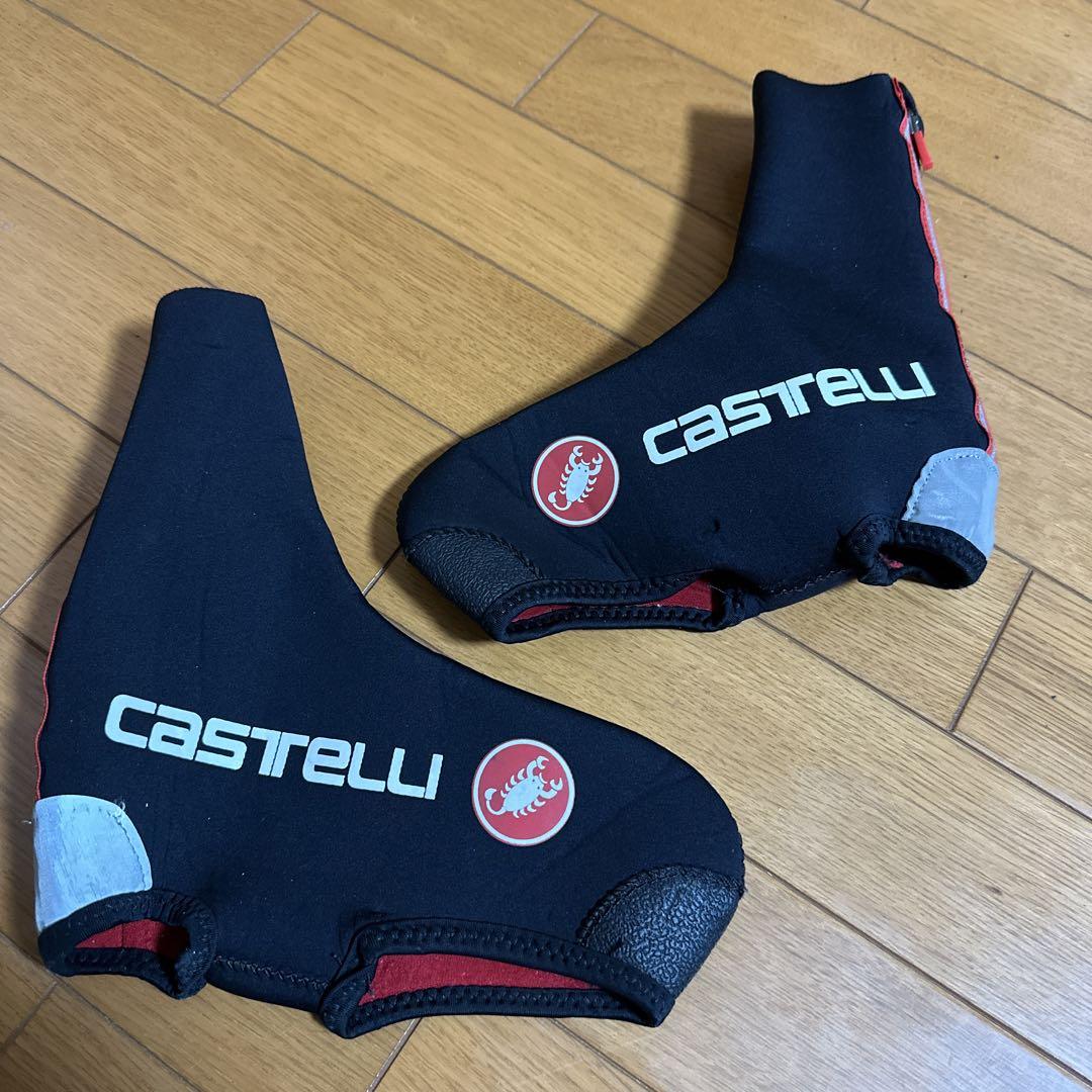 Castelli ビブタイツ ブラック/ホワイト/レッド Castelli ビブタイツ ブラック/ホワイト/レッド