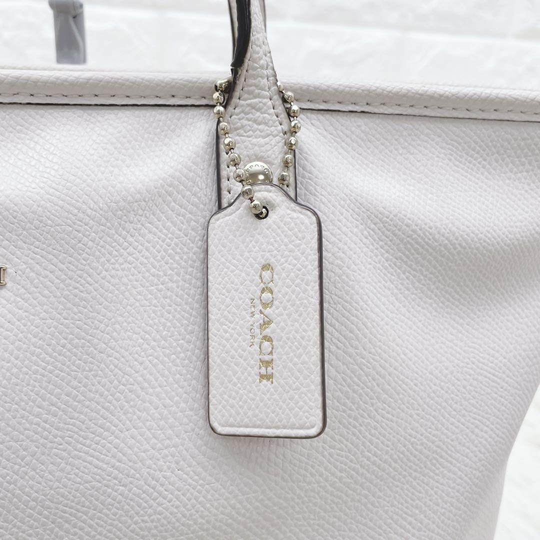 【日本製】 COACH コーチ ビジネス ロゴ金具 肩掛け レザー トートバッグ バッグ