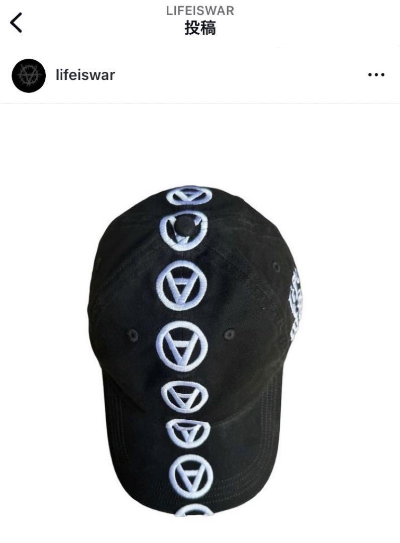 最後の1点　新品life is war  MOHAWK HAT モヒカンキャップ