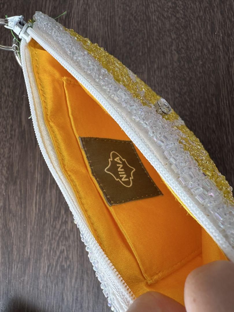 【Mochimochiさん 専用】Ninabagsビーズレモンポーチ NINA BAGS フルーツポーチ ビーズレモン - メルカリ