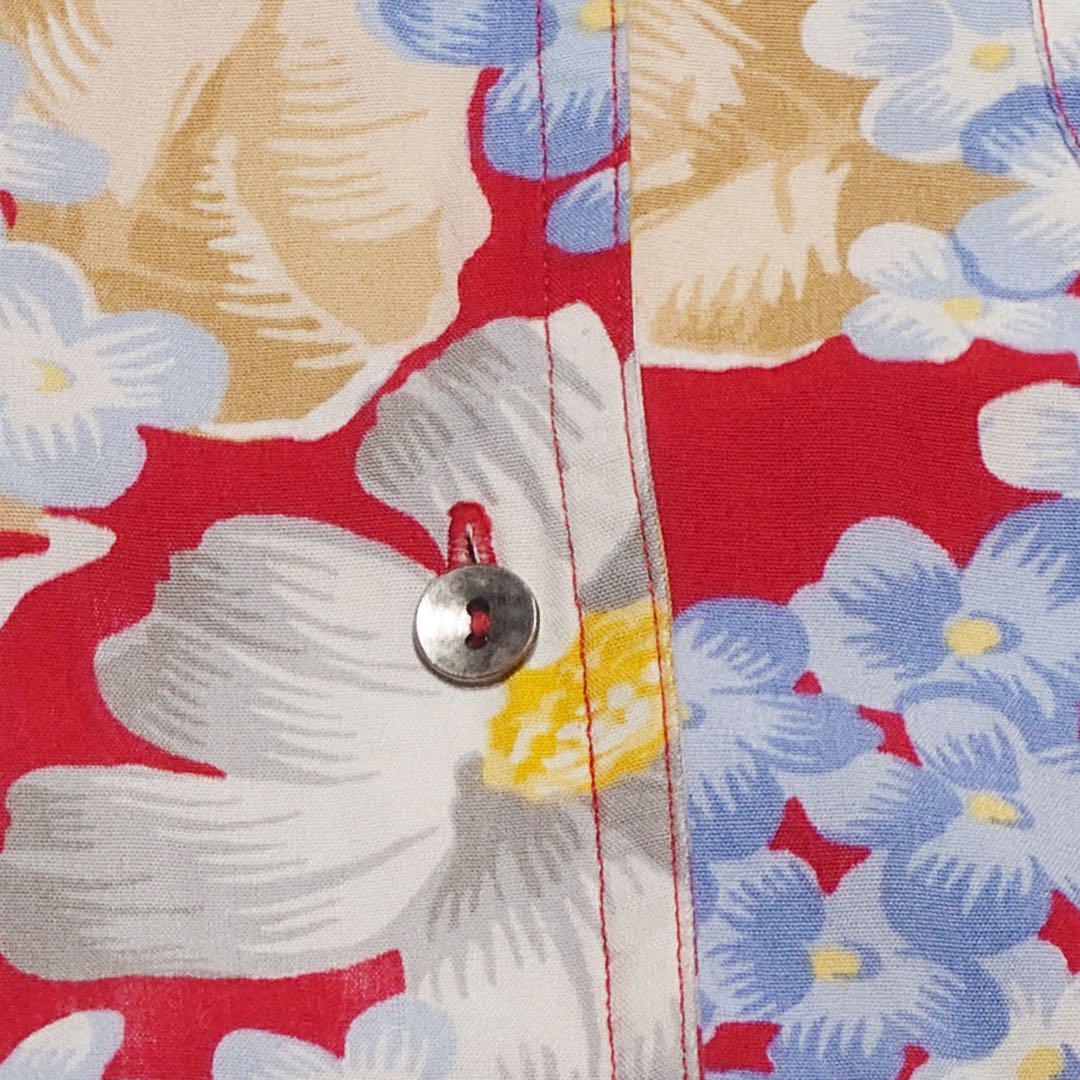 LIZ Claiborne リズクレイボーン 花柄 アロハシャツレーヨン