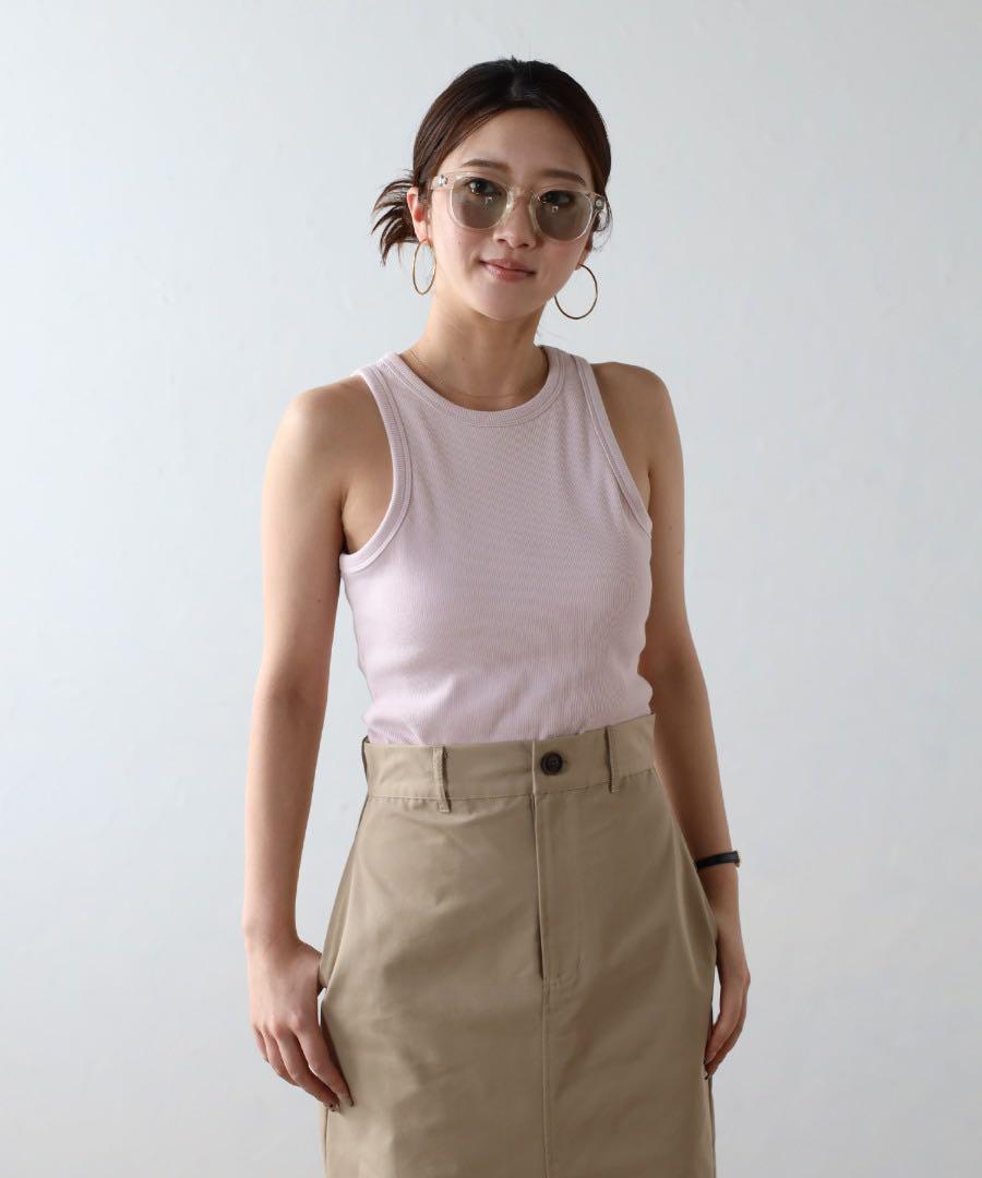 取り外し可能洗えるカップ付きアメスリタンク アメスリタンク レディース トップス