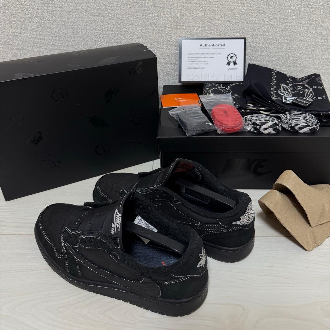 NIKEAirJordan1 Lowブラックファントム27.0