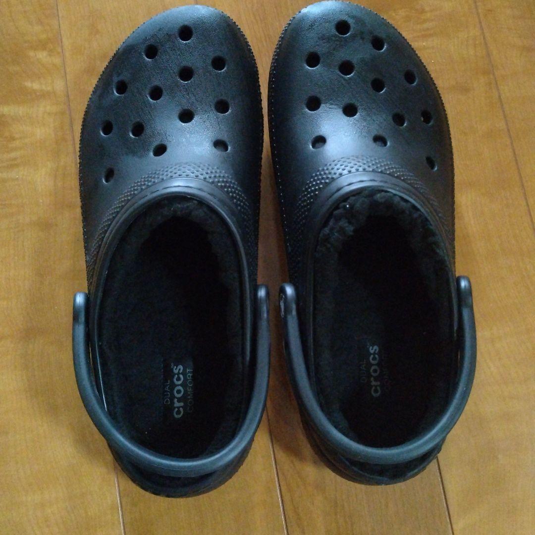crocs クロックス ボア付きメンズサンダル 27cm★美品