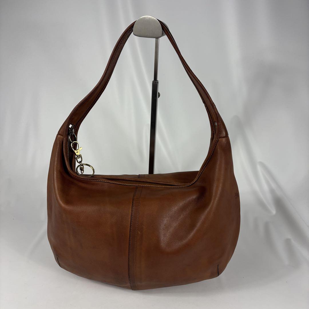 美品 COACH オールレザー ワンショルダー バッグ ホーボー