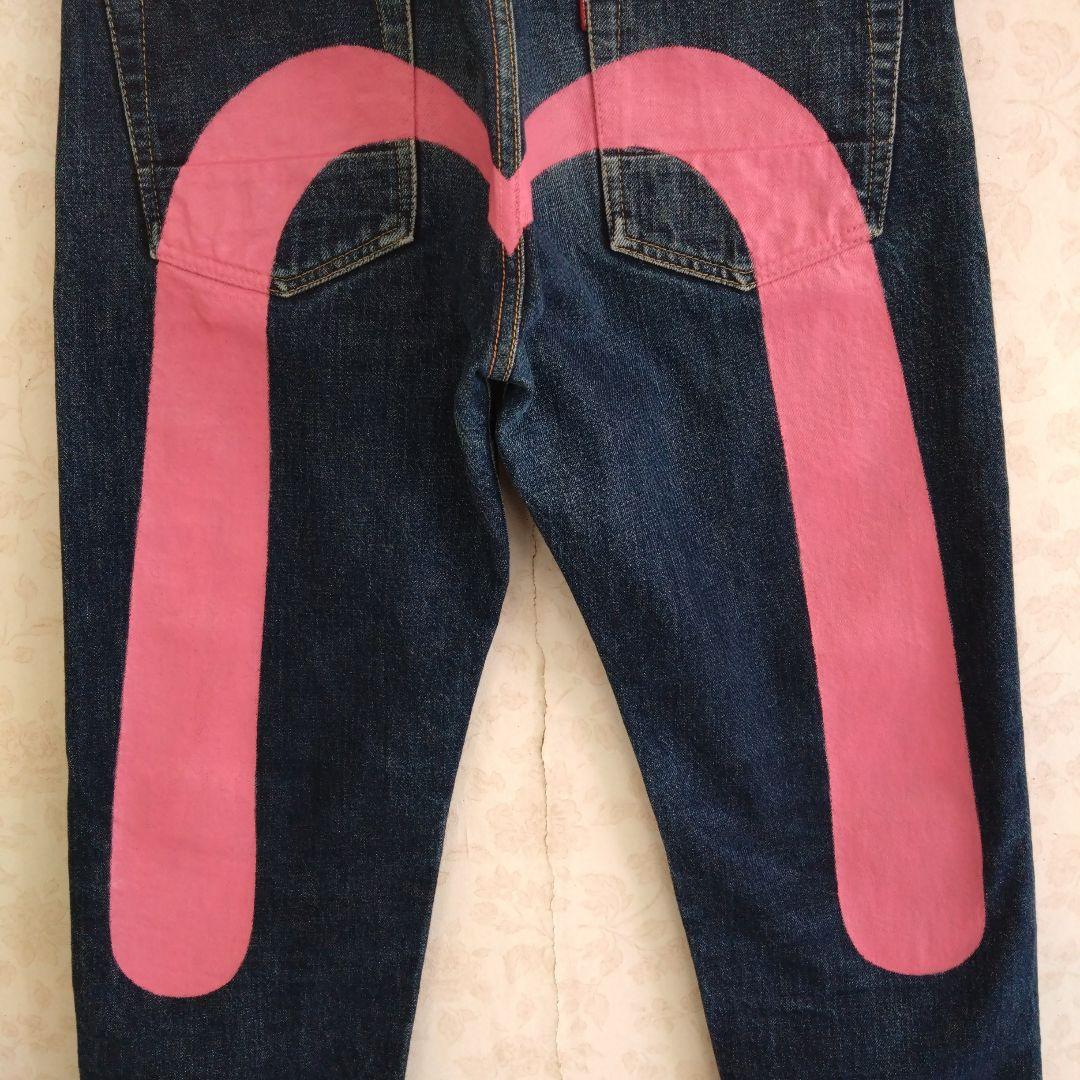 EVISU／lot2005／ビックペイント／ジッパーフライ／W31✕L35 EVISU／lot2005／ビックペイント／ジッパーフライ／W31✕L35