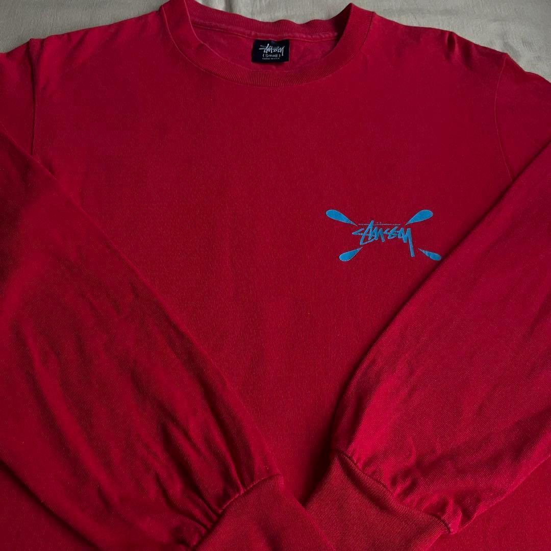 【Made in USA】 old stussy プリント ロンT