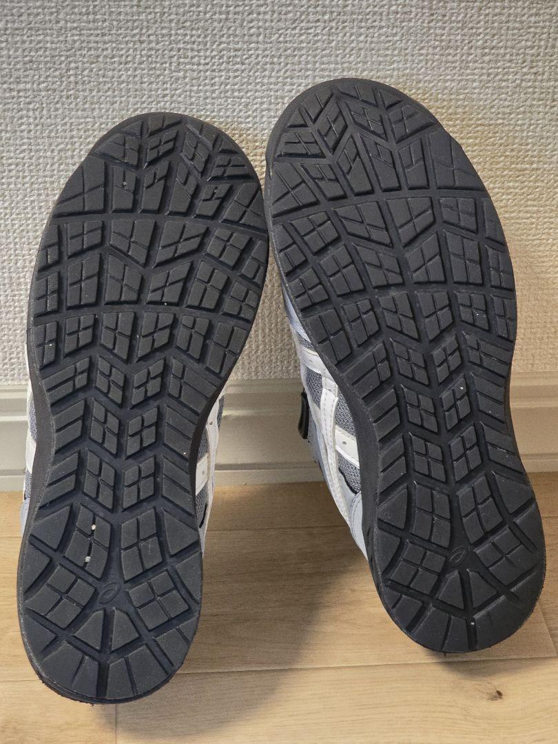 【yuki様専売】アシックス　安全靴　25.5 ウィンジョブ　グレー　ローカット