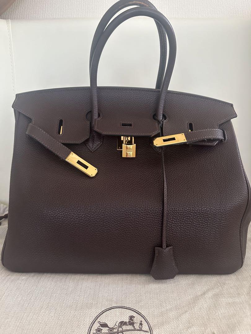 HERMES エルメス バーキン35 ブラウン