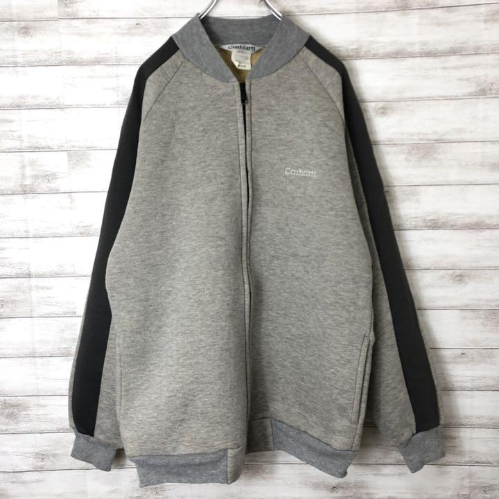 通販最新作 超希少 トレーナー ボア スリーブライン 古着 j8F5r-m48267632901 カーハート 90s フリース 10%OFF