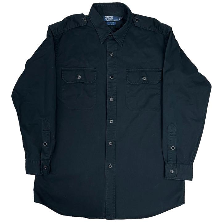 美品 90s POLO BY RALPH LAUREN 長袖シャツ サイズL