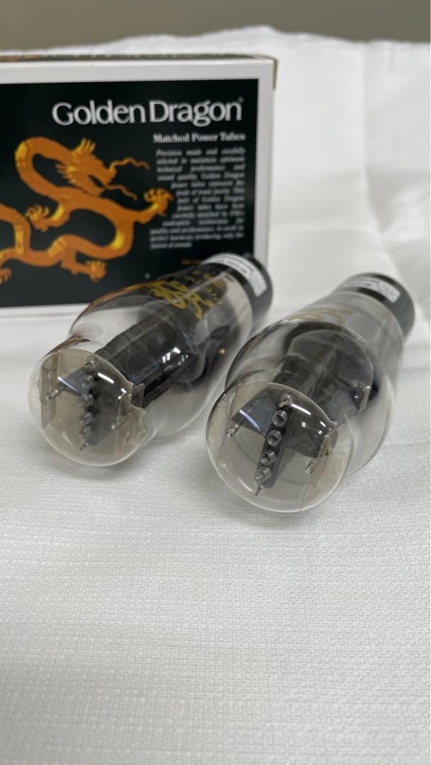 GOLDEN DRAGON premiam 2a3真空管　マッチドペア　中古品