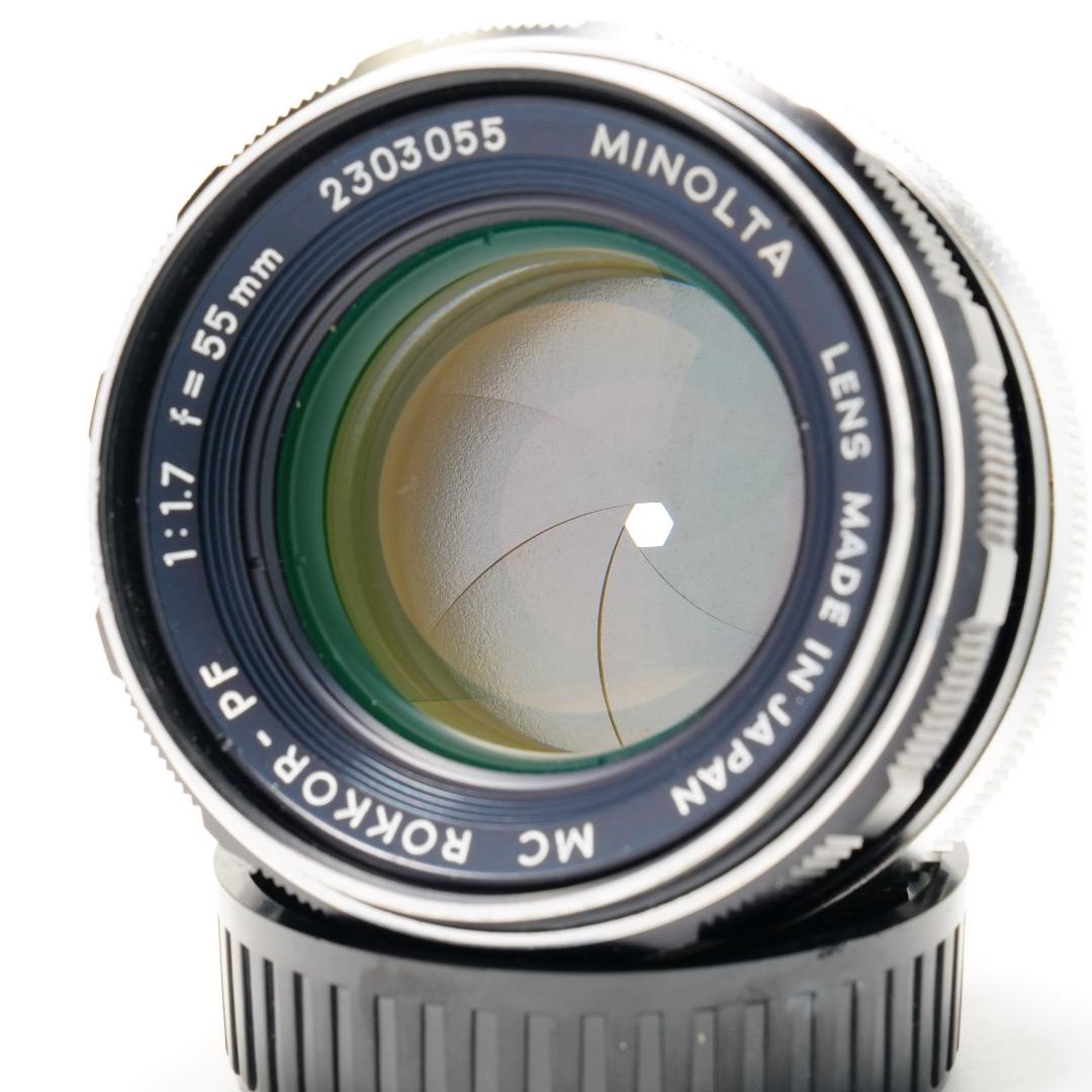 【極美品】動作◎ ミノルタ MC ROKKOR-PF 55mm F1.7 055