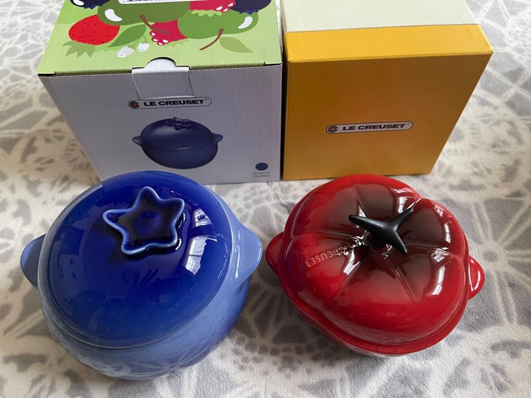 ル・クルーゼ トマト型ココット2個セット ル・クルーゼ トマト